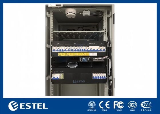 High Protection Outdoor Energy Cabinet IP65 38U with Scalable 18kW 300A Rectifier
